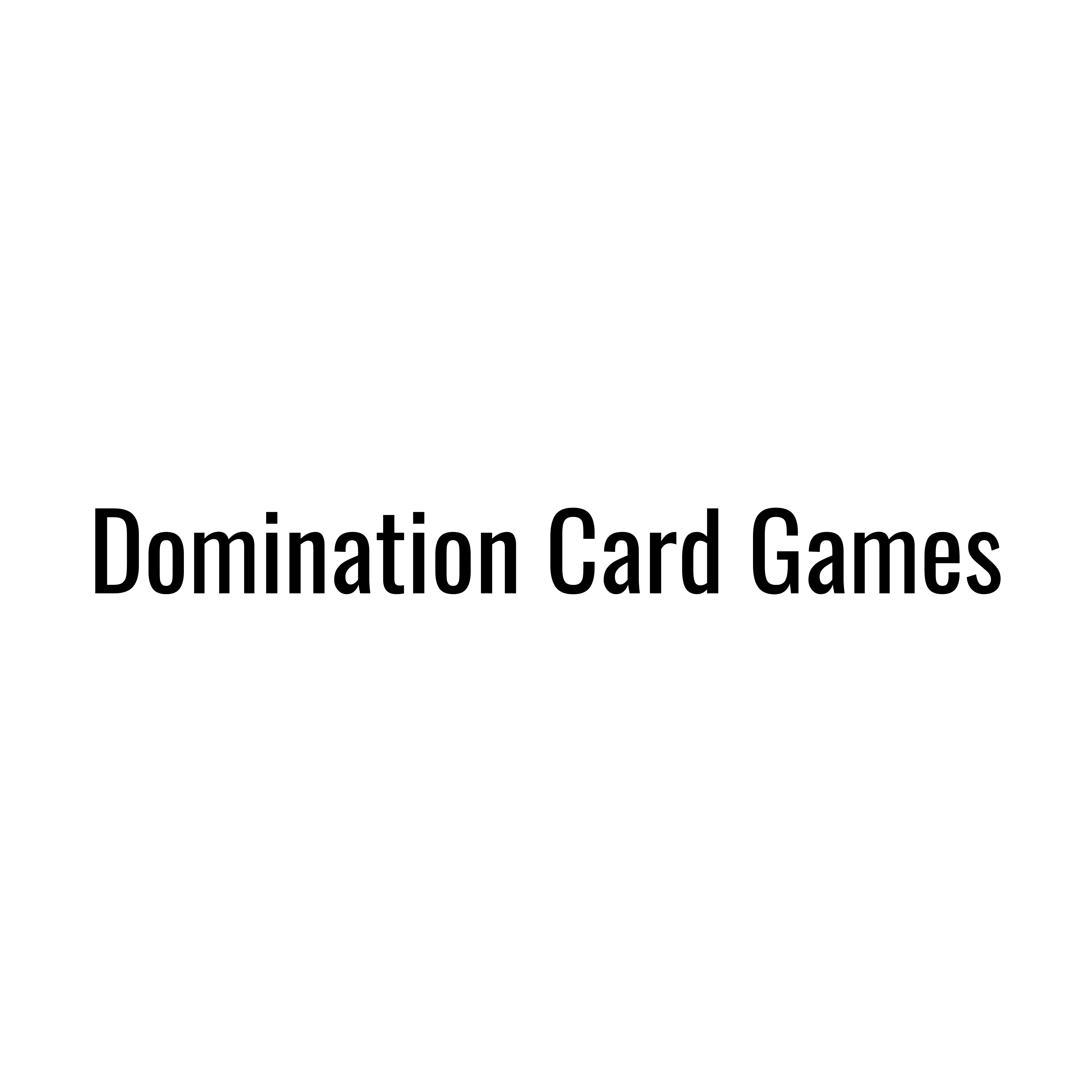 Domination Card Games